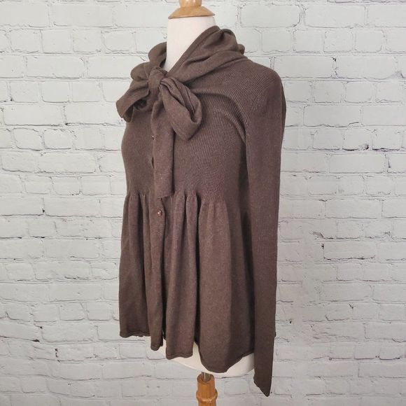 Rebecca Taylor Brown Cardigan Sweater - Picture 4 of 7